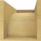 Ekena Millwork 11"W x 22"D x 11"H Wide Stockport Rough Cedar Woodgrain TimberThane Corbel, Primed Tan CORUR11X22X11STORCPR - alternate 3